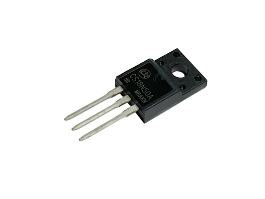 18A500V CS18N50A8 TO-220F Σκληρό πλαίσιο υψηλής τάσης Mosfet για αδιάλειπτη παροχή ρεύματος