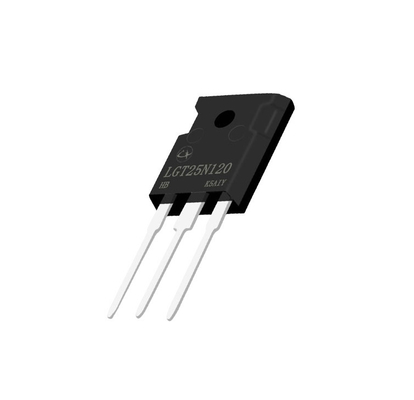 TO-247 Ενίσχυση λειτουργίας ισχύος IGBT 25A 1200V υψηλής ισχύος χωρητικότητα