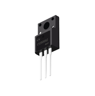 3A 500V 2.85Ω N Διάδρομος MOSFET προς 220F Σταθερό τρανζίστορ