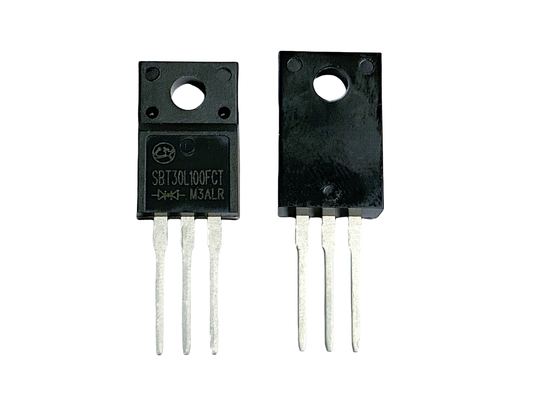 30A100V SBT30L100FCT Γρήγορη ταχύτητα αλλαγής χαμηλή ταχύτητα VF Schottky Diodes TO-220F