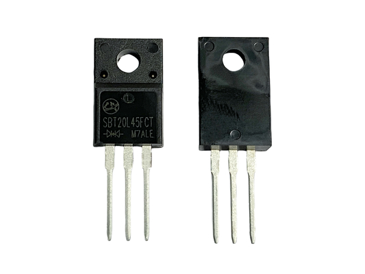 20A45V SBT20L45FCT TO-220F Διοίδες Schottky χαμηλού VF για διορθωτή και προσαρμογείς