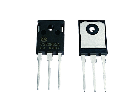 20A650V CS20N65A6 N Διάδρομος υψηλής τάσης MOSFET 100% δοκιμασμένος σε χιονοστιβάδα