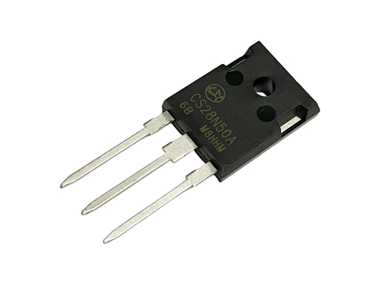 28A500V CS28N50A6 MOSFET υψηλής τάσης διακοπής για τροφοδοσία ηλεκτρικής ενέργειας με λειτουργία διακόπτη