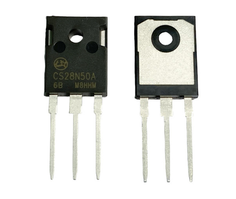 28A500V CS28N50A6 MOSFET υψηλής τάσης διακοπής για τροφοδοσία ηλεκτρικής ενέργειας με λειτουργία διακόπτη