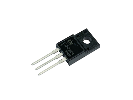 20A600V CS20N60A8 MOSFET υψηλής τάσης τύπου N για παροχή ενέργειας μονάδας