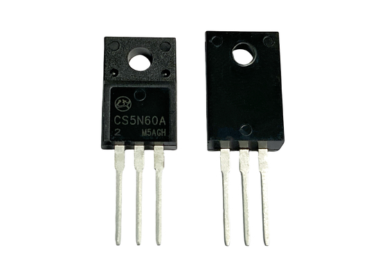 5A600V CS5N60A2 Mosfet υψηλής ταχύτητας διακόπτη για τροφοδοσίες ηλεκτρικής ενέργειας με διακόπτη