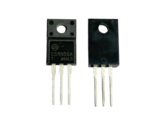 8A500V CS8N50A2 TO-220F MOSFET υψηλής τάσης για κυκλώματα διακόπτη ισχύος