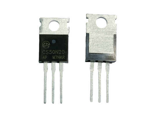 50200V CS50N20AP MOSFET Υψηλή τάση διακοπής χαμηλής τάσης Ciss Power Switch κυκλώματος για εφαρμογές προσαρμογέα και φορτιστή