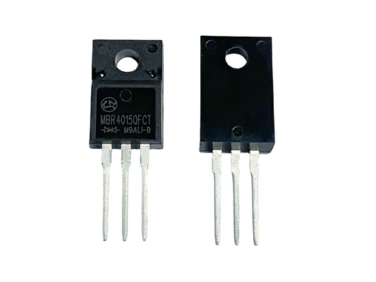 40A150V Δίοδοι Schottky Χαμηλή πτώση τάσης προς τα εμπρός για βέλτιστες επιδόσεις MBR40150FCT