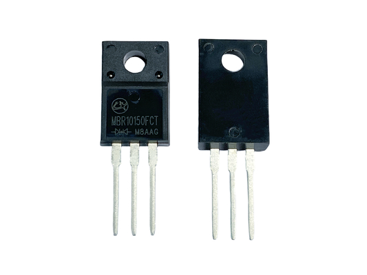 10A 150V MBR10150FCT Φθηνές Διοίδες Σότκι για τη μετάβαση υψηλής συχνότητας και μετατροπείς συνεχούς ρεύματος / συνεχούς ρεύματος