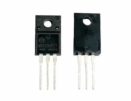 20A600V Μετακινήτης υψηλής συχνότητας Διοίδες φραγμού Schottky για τροφοδοσίες ρεύματος MBR2060FCT