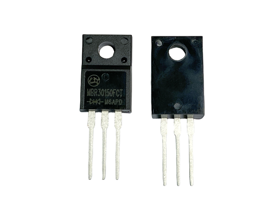 30A150V Υψηλά ρεύματα και τάσεις Διοίδες Schottky για τροφοδοσίες ρεύματος MBR30150FCT
