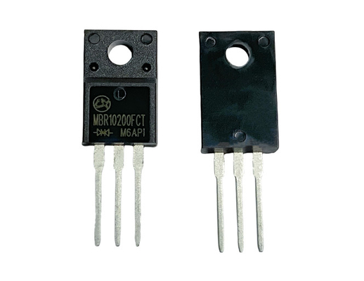 10A 200V χαμηλή συχνότητα υψηλής αντίστροφης κορεσμού ρεύματος Διοίδες Schottky MBR10200FCT
