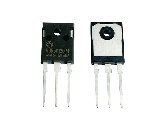 30A1200V Διόδοι ταχείας ανάκτησης Υψηλή αξιοπιστία για υψηλή παροχή ισχύος MUR30120PT